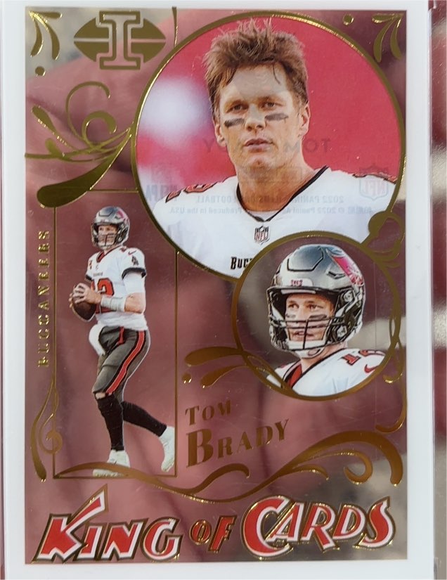2022 Panini Illusions #KC-1 Tom Brady King of Cards — front