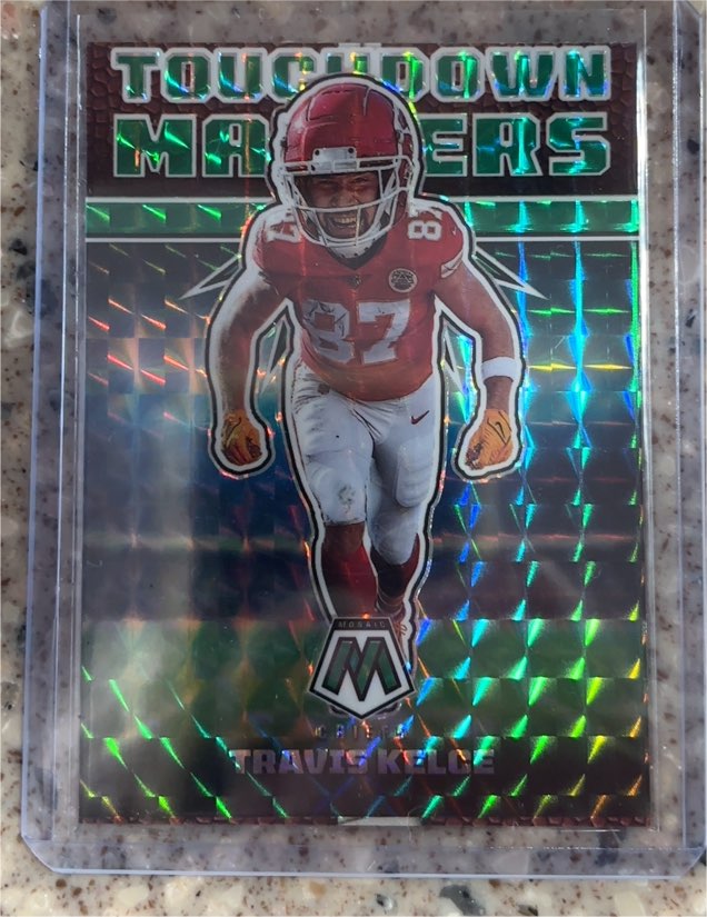 2022 Panini Mosaic Touchdown Masters #TD-20 Travis Kelce — front