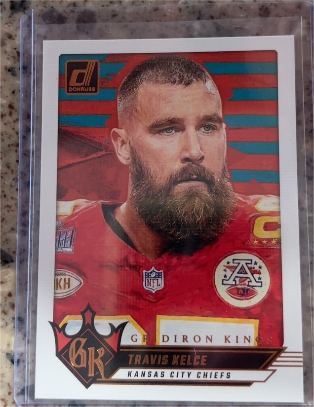 2024 Donruss Gridiron Kings #1 Travis Kelce — front