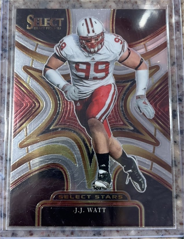 2023 Panini Select Draft Picks Select Stars #SS-JJ J.J. Watt — front