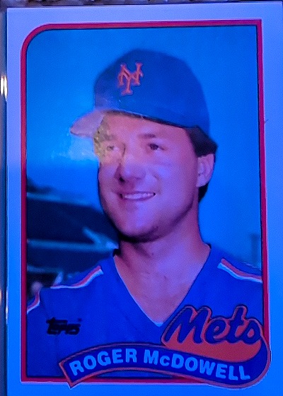 1989 Topps #735 Roger McDowell — front