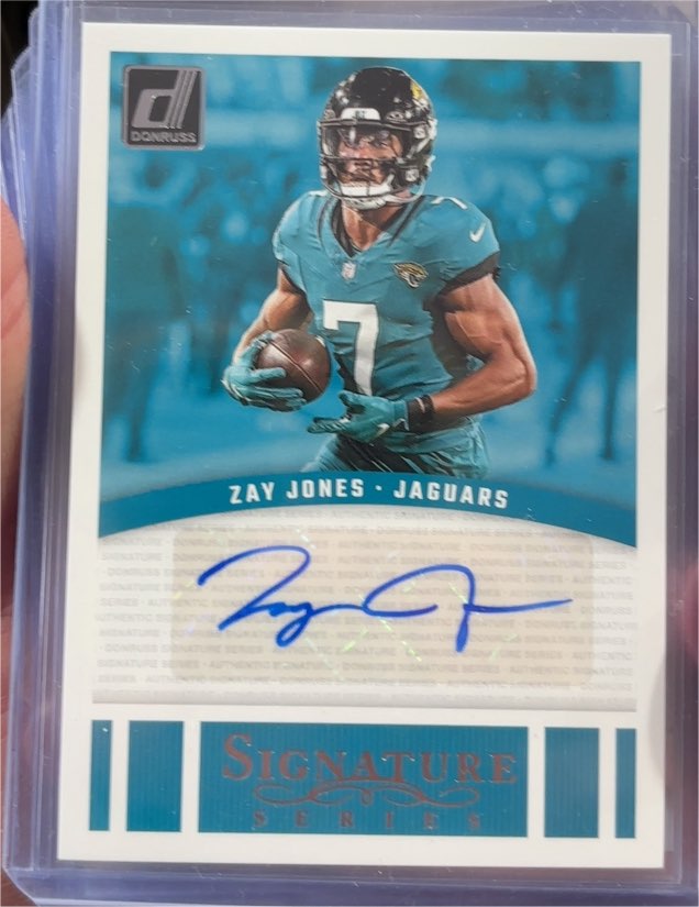 2024 Donruss #SSE-ZJO Zay Jones Signature Series — front