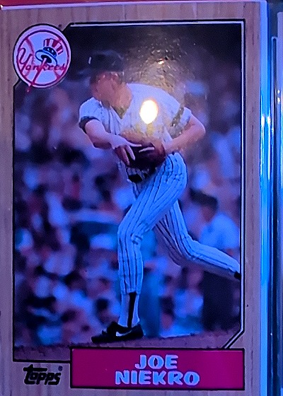 1987 Topps #344 Joe Niekro — front