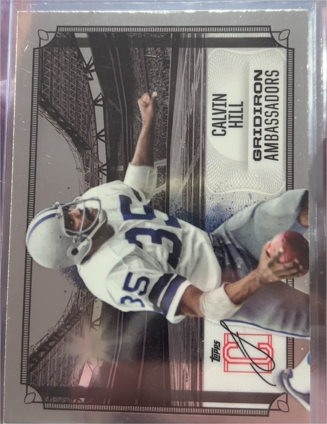2024 Topps Signature Class #GA-30 Calvin Hill — front
