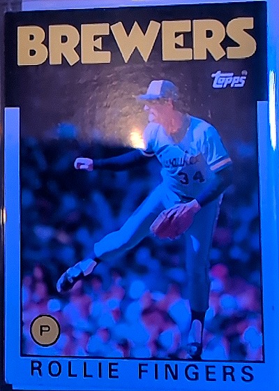 1986 Topps #185 Rollie Fingers — front