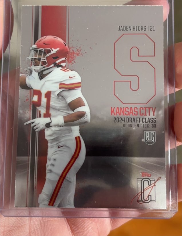 2024 Topps Signature Class #127 Jaden Hicks — front