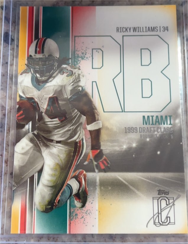 1999 Topps #34 Ricky Williams — front