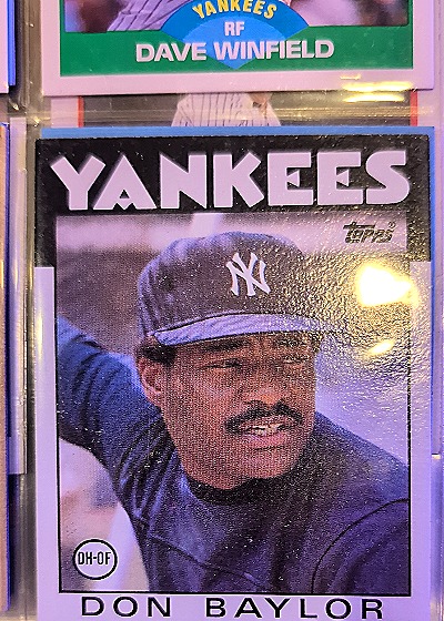 1986 Topps #765 Don Baylor — front