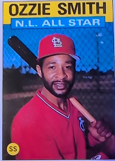 1986 Topps #704 Ozzie Smith — front