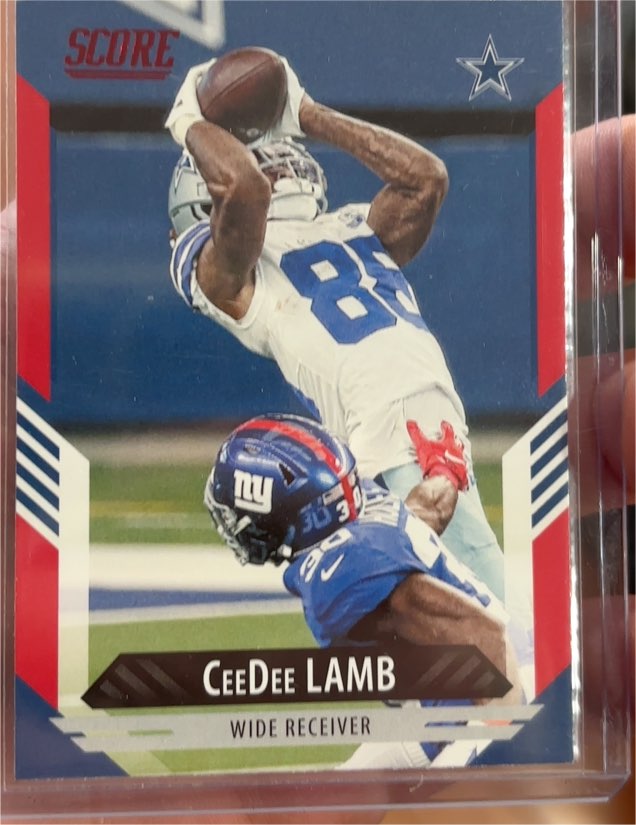 2021 Panini Score #57 CeeDee Lamb — front