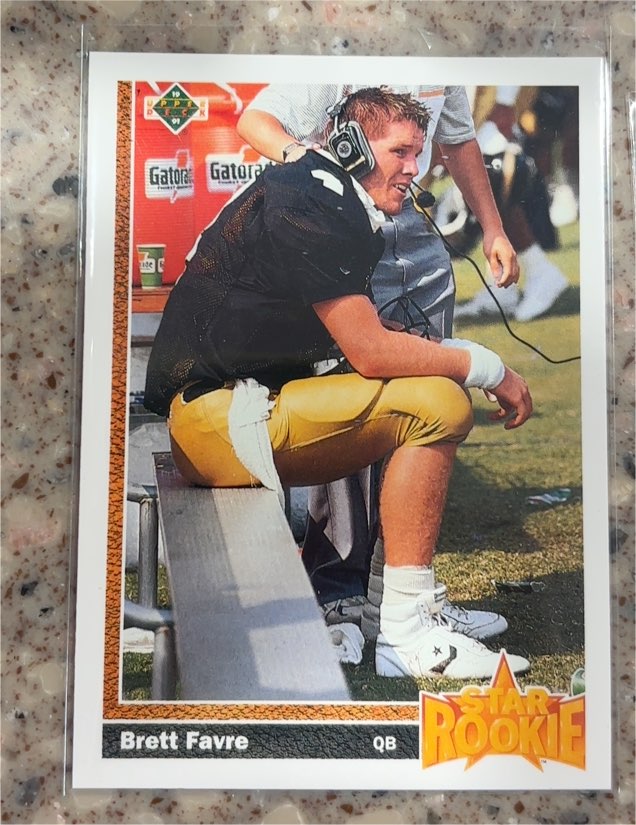 1991 Upper Deck #13 Brett Favre Star Rookie — front