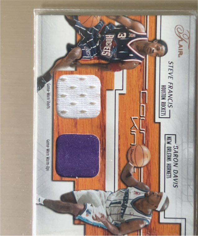 2002-03 Fleer Flair Court Kings #CK-JS Baron Davis Steve Francis — front