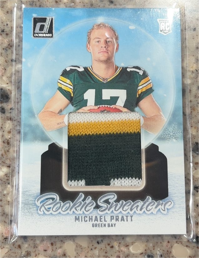 2024 Panini Donruss Rookie Sweaters #RHS-MPR Michael Pratt — front