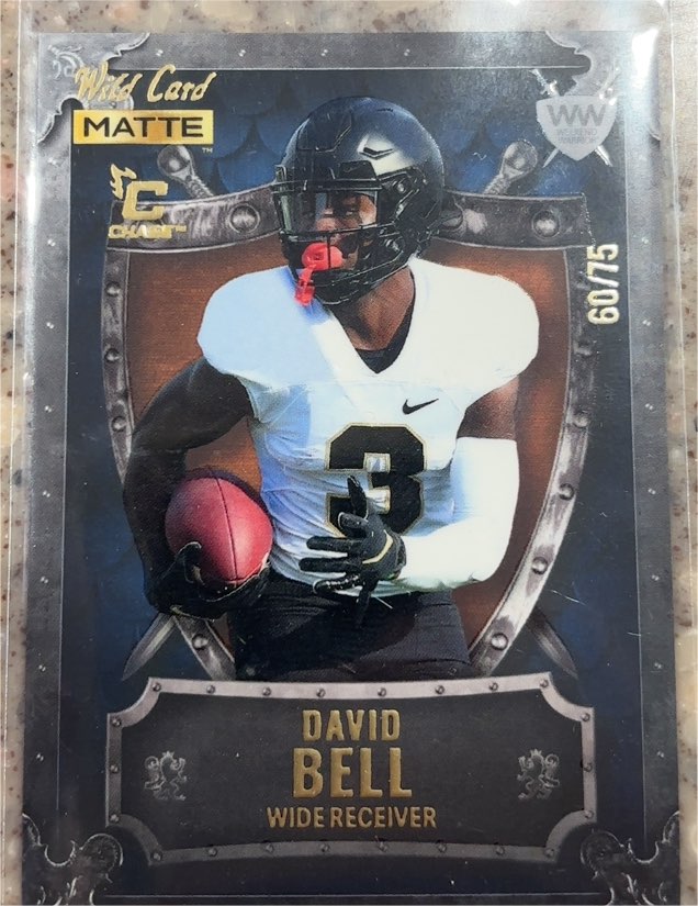 2022 Wild Card Matte #WW-10 David Bell Weekend Warrior — front