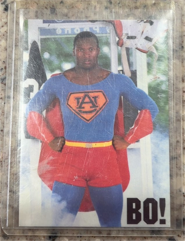 1990 Broder Super Bo #NNO Bo Jackson Superman Promo — front