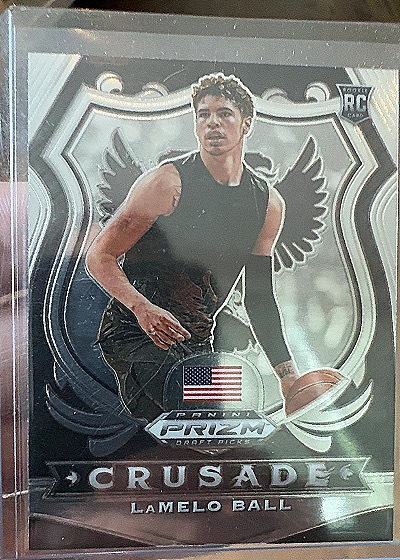 2020 Panini Prizm Draft Picks #83 LaMelo Ball Crusade — front