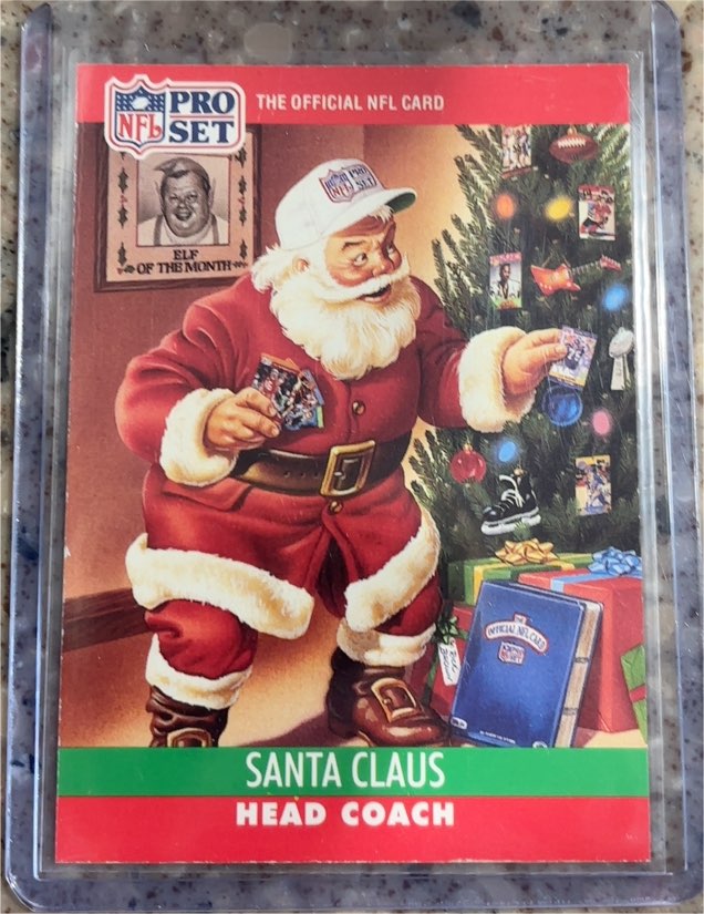 1990 Pro Set #1990 Santa Claus Head Coach — front