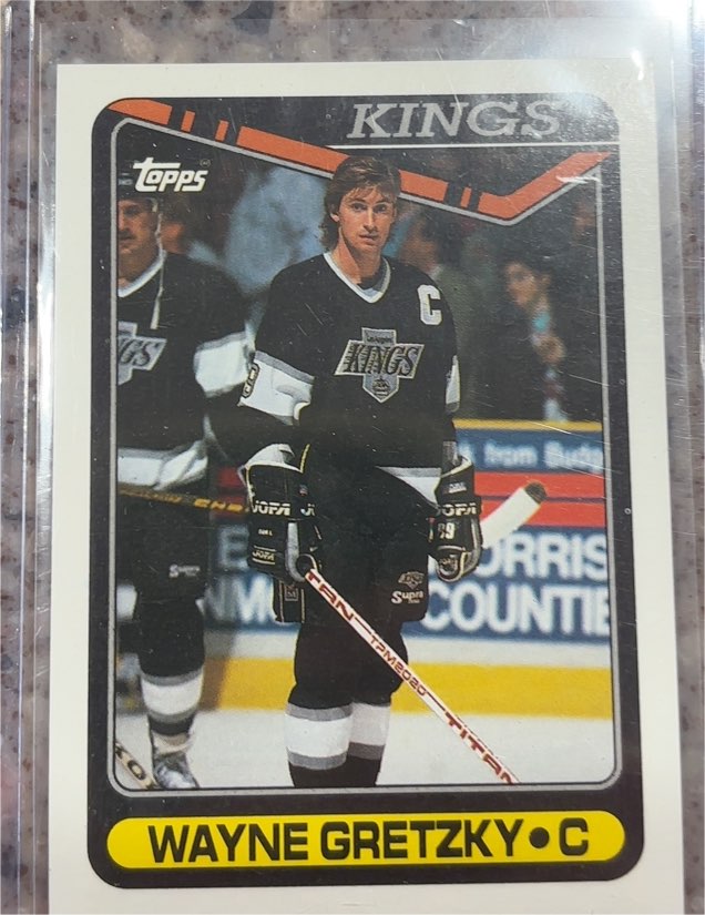 1990-91 Topps #120 Wayne Gretzky — front