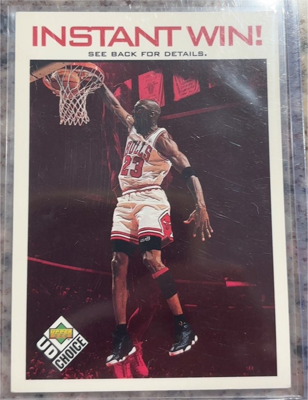 1998-99 Upper Deck UD Choice Instant Win #IW1 Michael Jordan — front