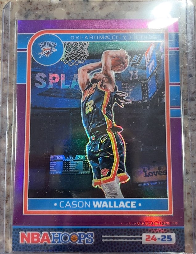 2024-25 Panini NBA Hoops #68 Cason Wallace — front