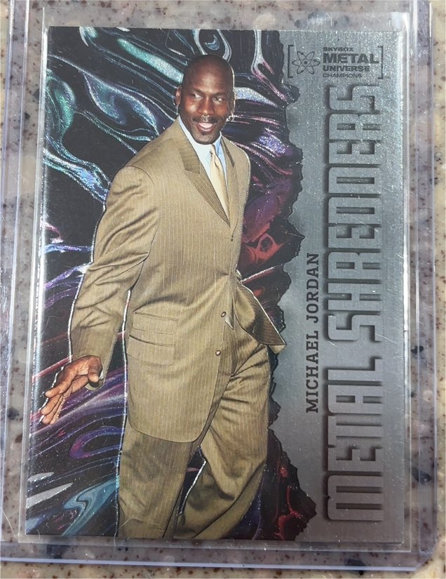 2022 Skybox Metal Universe Champions #101 Michael Jordan Metal Shredders — front