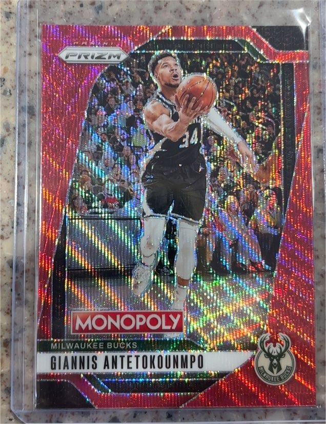 2024-25 Panini Prizm Monopoly #7 Giannis Antetokounmpo — front