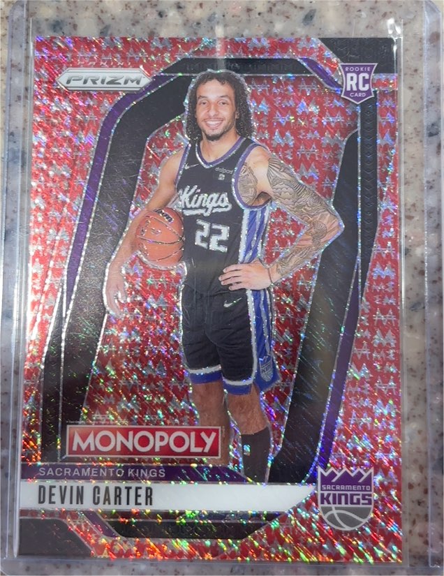 2024-25 Panini Prizm Monopoly #39 Devin Carter — front