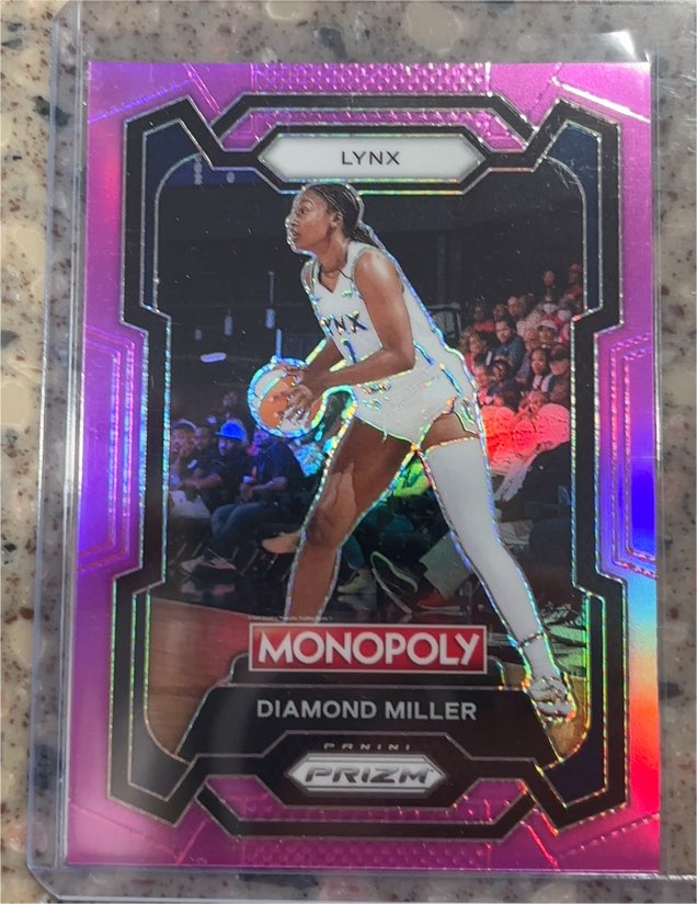 2024 Panini Prizm Monopoly WNBA #9 Diamond Miller — front