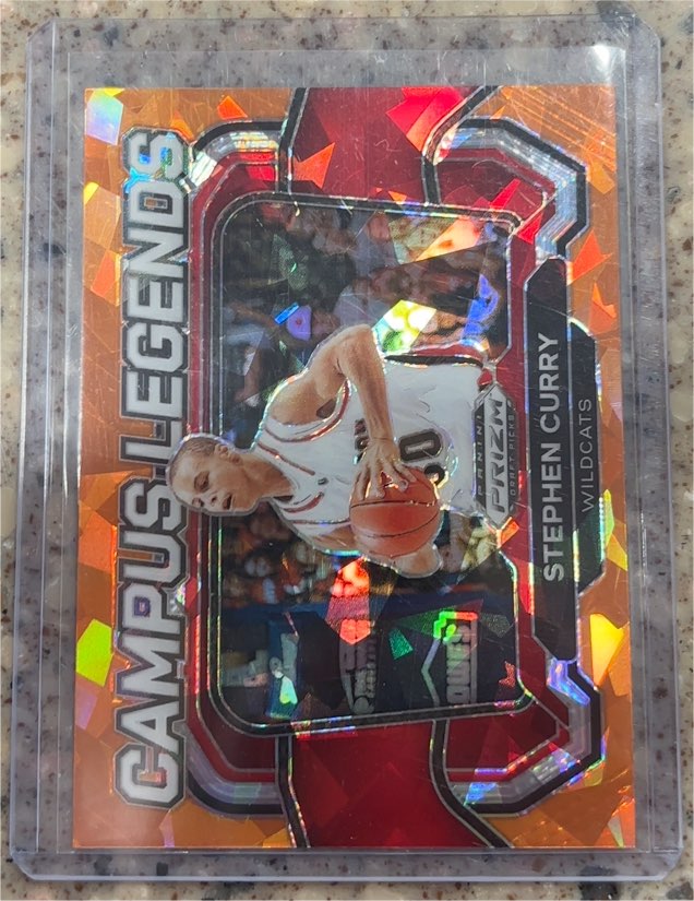 2024 Panini Prizm Draft Picks Campus Legends #2 Stephen Curry — front