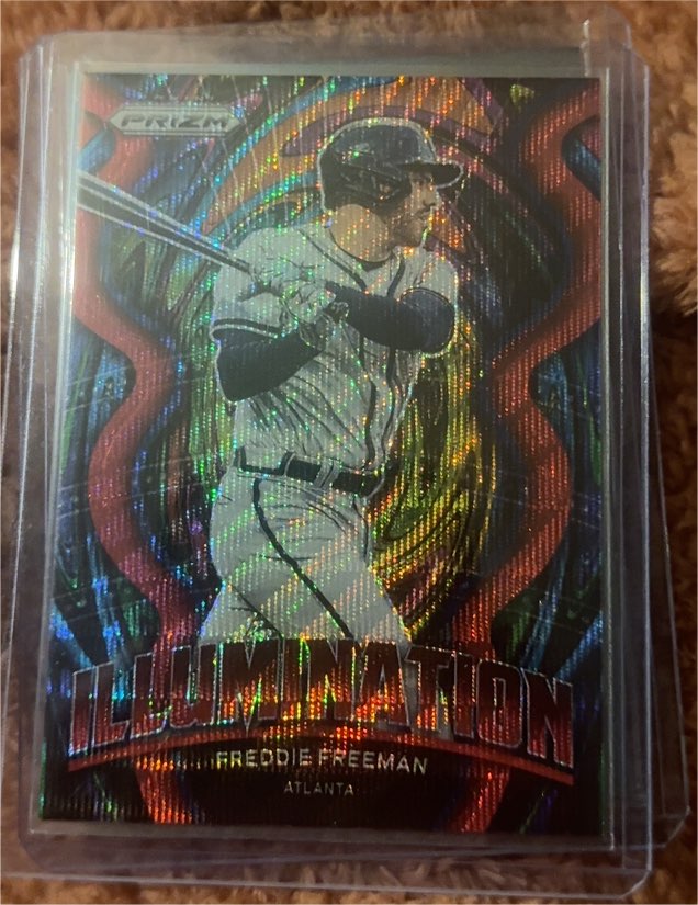 2022 Panini Prizm Illumination #IL-8 Freddie Freeman — front