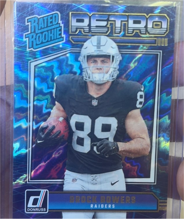 2024 Donruss Retro Rated Rookie #9 Brock Bowers — front