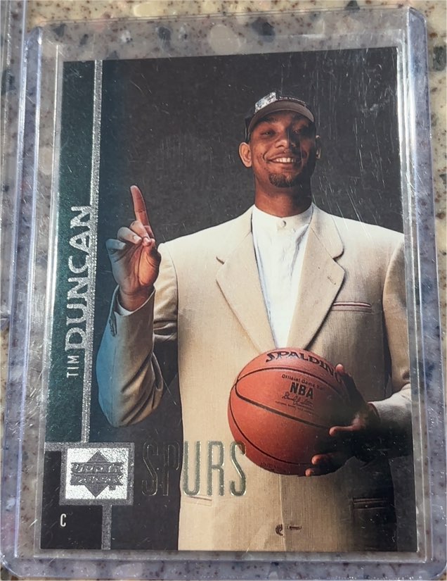 1997-98 Upper Deck #114 Tim Duncan — front