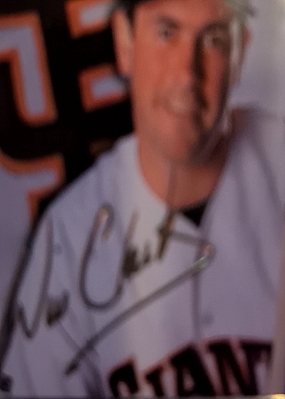 San Francisco Giants Signed Photo Mike Chris — front