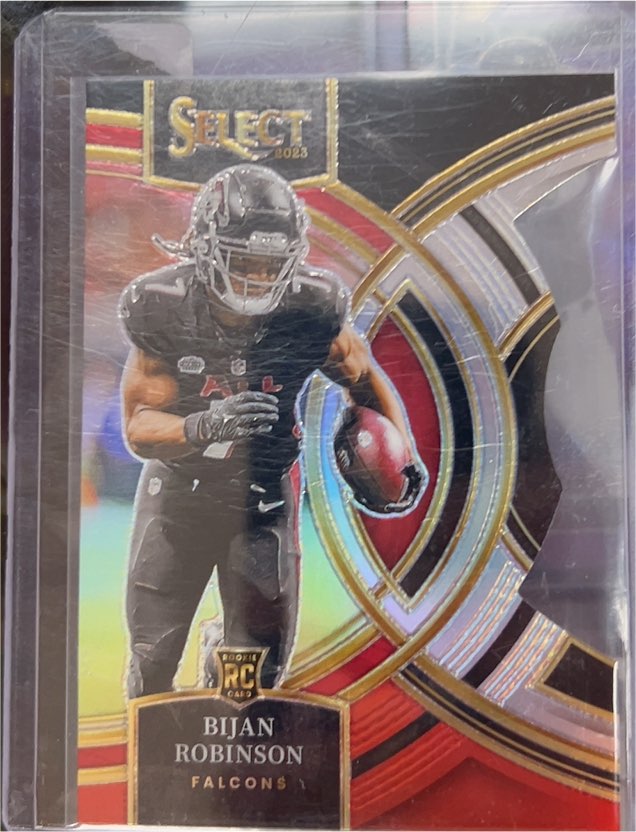 2023 Panini Select Premier Level #180 Bijan Robinson Rookie — front