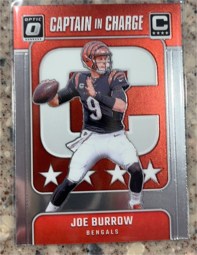 2024 Panini Donruss Optic #4 Joe Burrow Captain In Charge — front