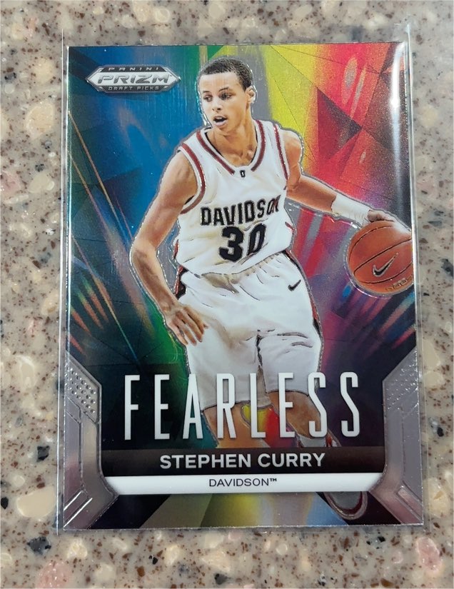 2024 Panini Prizm Draft Picks #19 Stephen Curry Fearless — front