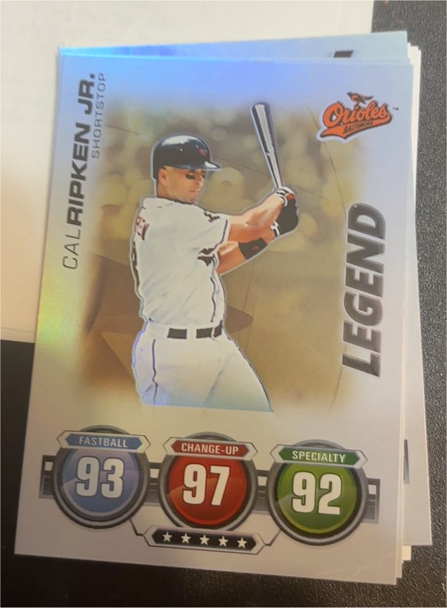 2010 Topps Attax Cal Ripken Jr. Legend — front