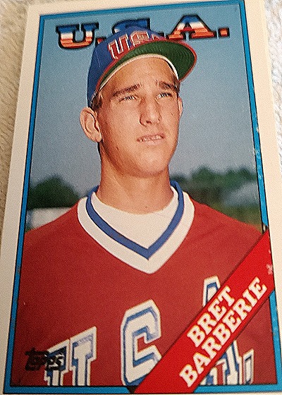 1988 Topps Traded #9T Bret Barberie USA — front