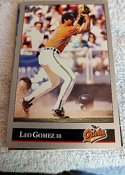 1992 Leaf #87 Leo Gomez — front