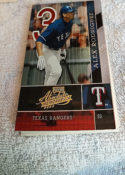 2002 Playoff Absolute Memorabilia #142 Alex Rodriguez — front