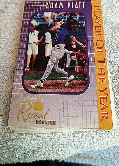 2000 Royal Rookies Player of the Year Adam Piatt — front