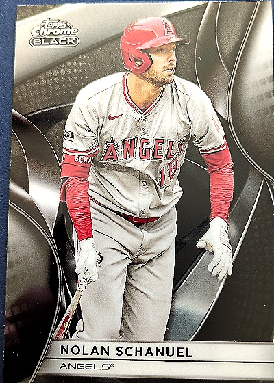 2025 Topps Chrome Black #61 Nolan Schanuel — front