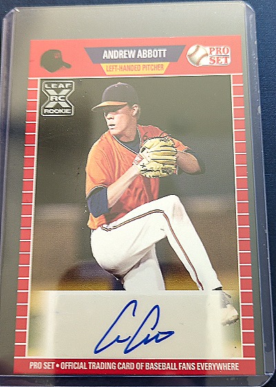 2021 Leaf Pro Set #PS-AA2 Andrew Abbott — front