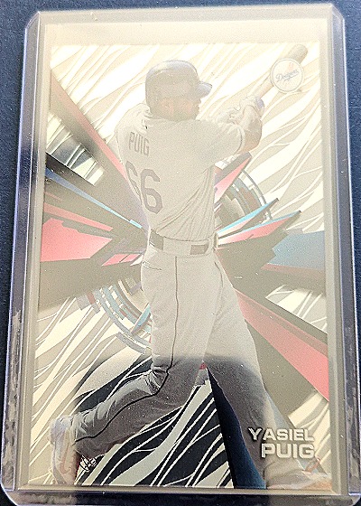 2015 Topps High Tek #HTMGM Yasiel Puig — front