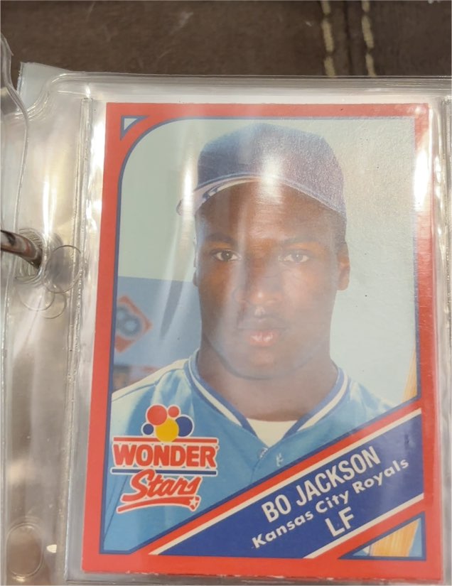 1990 Wonder Bread Stars #1 Bo Jackson — front