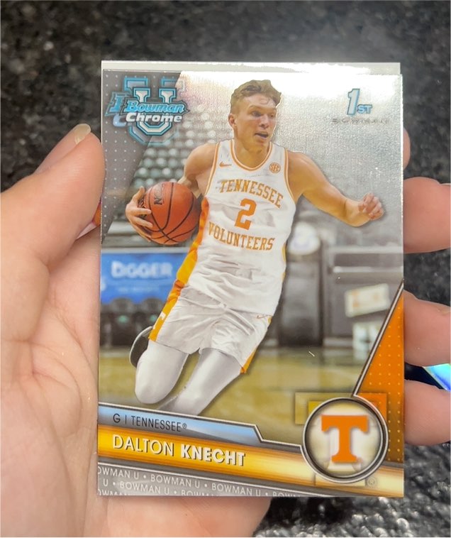 2023-24 Bowman University Chrome #48 Dalton Knecht — front