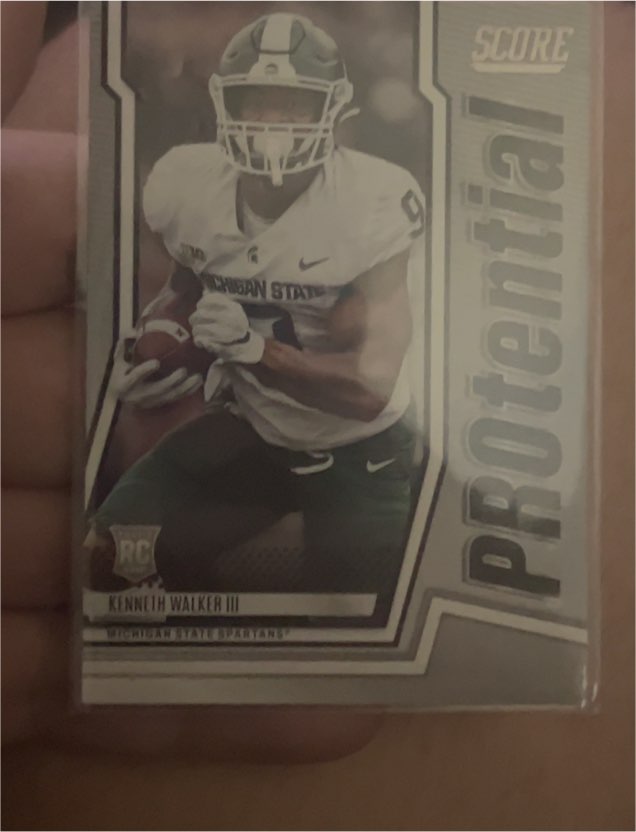 2022 Panini Score #P-KW Kenneth Walker III PROtential — front