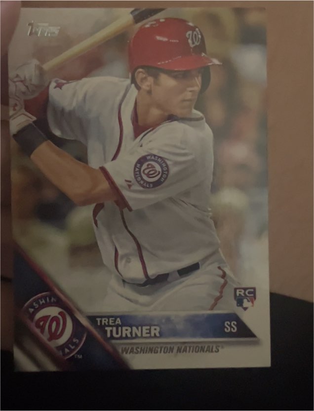 2016 Topps #103 Trea Turner — front