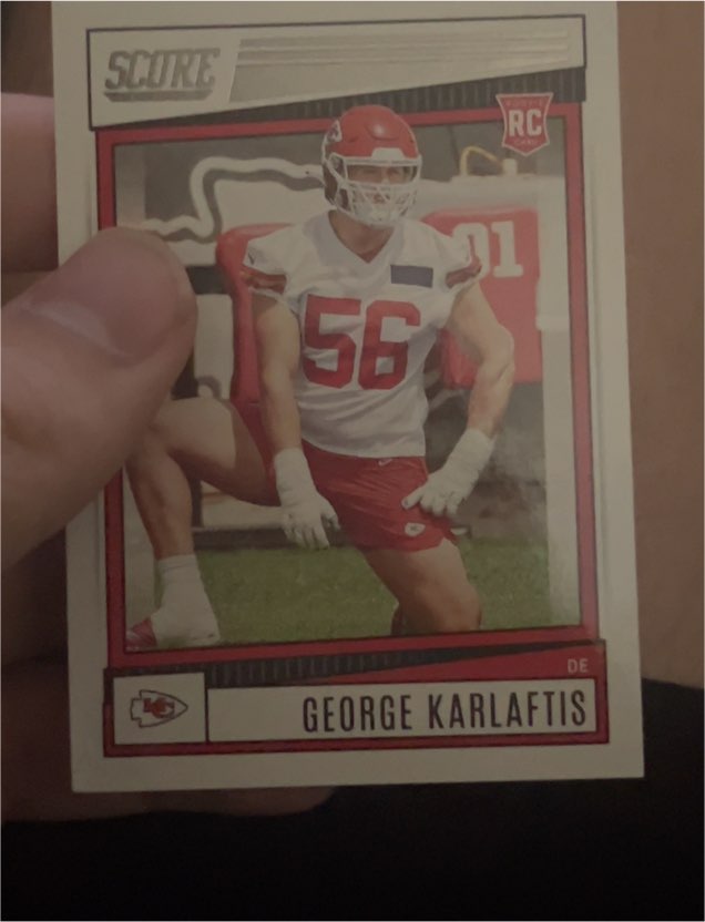 2022 Panini Score #314 George Karlaftis — front