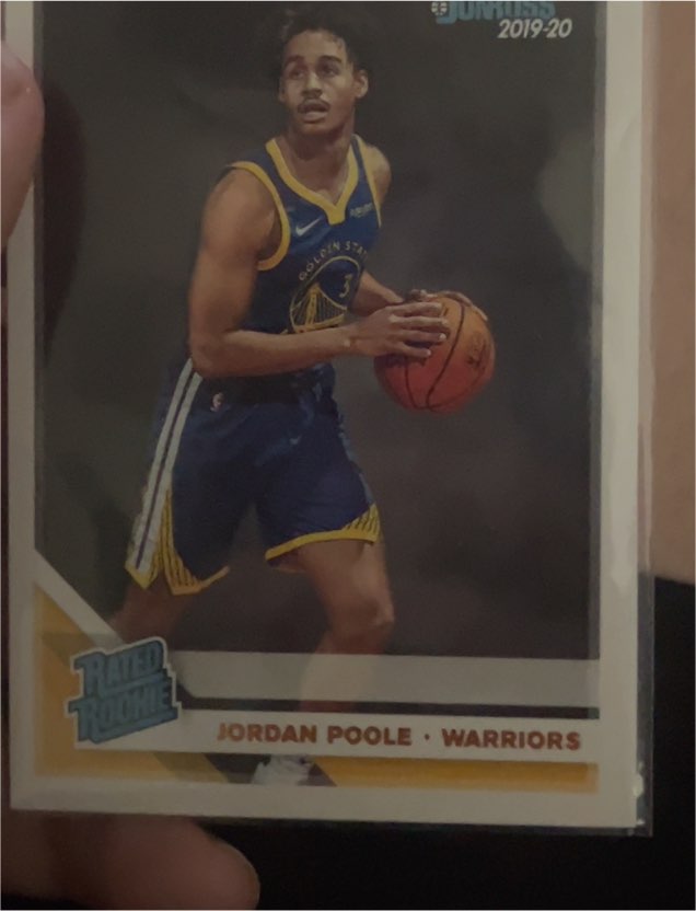 2019-20 Panini Donruss #226 Jordan Poole — front